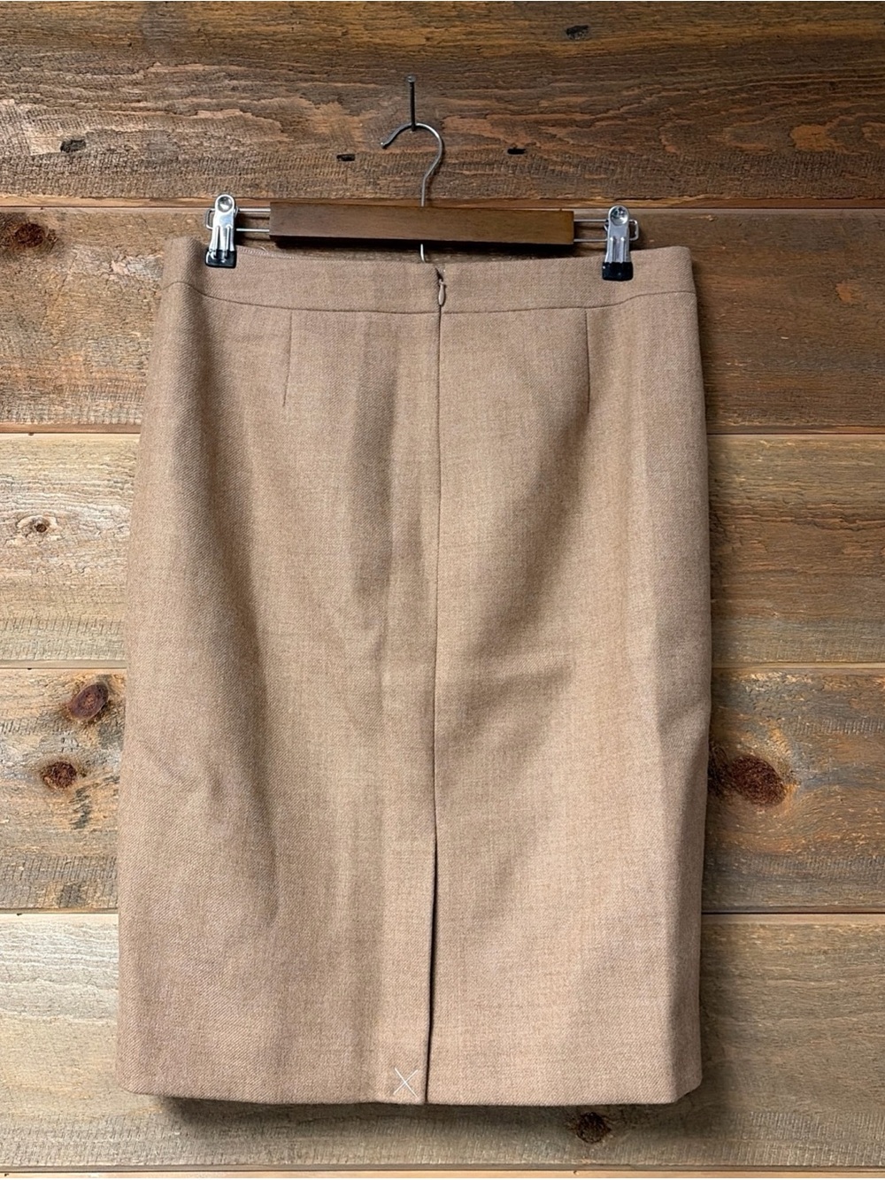 J.Crew No. 2 Pencil Skirt Tan Wool Women's 6 Professional NWT Secretary - Picture 4 of 7
